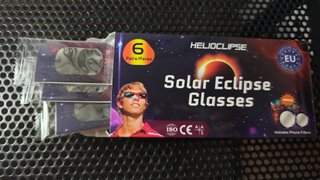 6 Gafas de Eclipse Solar Helioclipse Nuevas