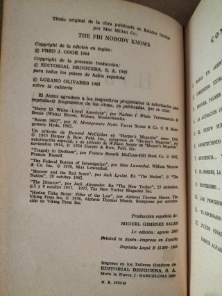 El FBI desconocido. Libro