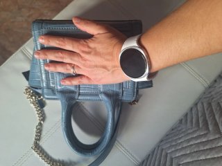 Bolso azul Zara
