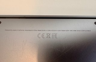 MacBook Air M1 16GB RAM 256GB SSD