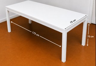 Mesa Comedor Ikea 175x75 cm Blanca