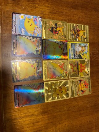 Lote 12 Cromos Pokémon Pikachu