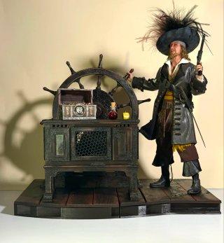 Diorama Perla Negra Jack Sparrow Hot Toys
