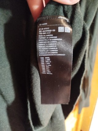Jersey lana merina verde