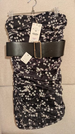 Vestido Zara lunares M