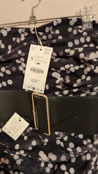 Vestido Zara lunares M