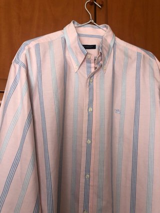Camisa Burberry Rayas Rosas y Azules