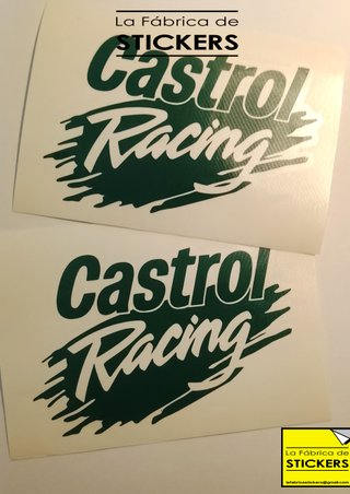 Pack HONDA 8 pegatinas vinilo holográfico de corte