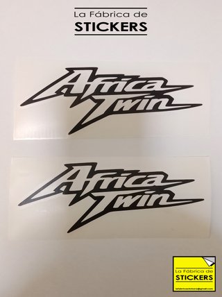 Pack HONDA 8 pegatinas vinilo holográfico de corte