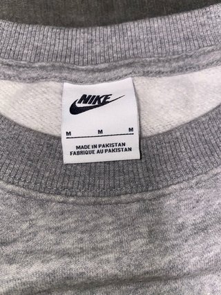 Sudadera Nike Gris y2k vintage basica