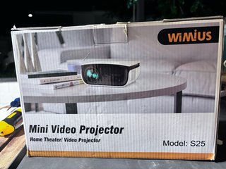 Proyector WiMiUS S25 HD 720P WiFi Bluetooth