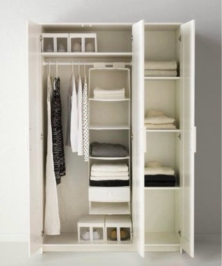 Armario Brimnes blanco IKEA 3 puertas 190x117x50