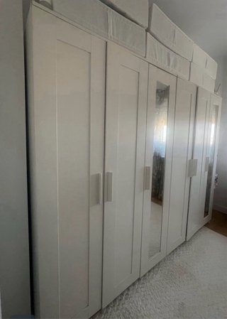 Armario Brimnes blanco IKEA 3 puertas 190x117x50