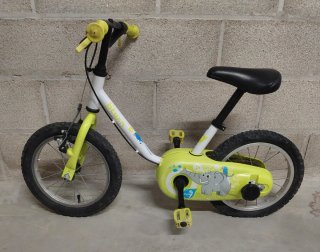 Bici infantil 14' con pedales