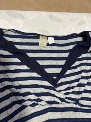 Lote Ropa Premamá Azul y Multicolor