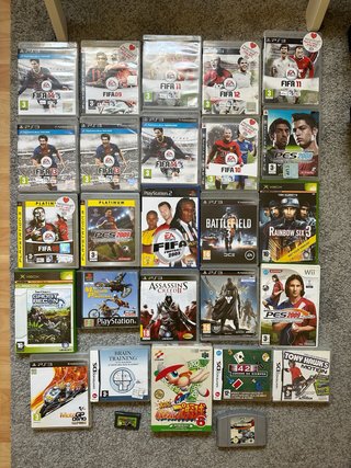 Lote 27 Videojuegos PS3, PS2, Wii, DS, Xbox