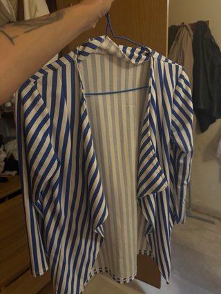 Chaquetilla Rayas Azul y Blanco