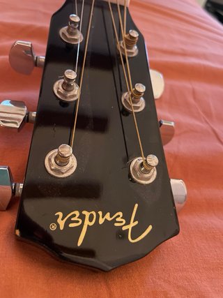 Fender CD-60 BK-DS-V2 Guitarra Acústica Negra