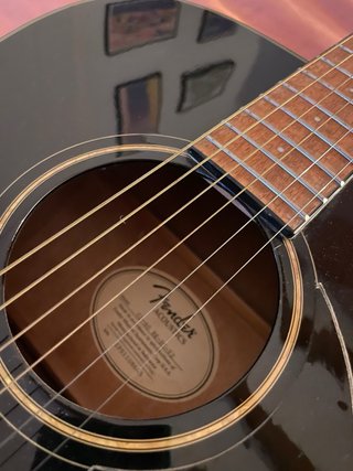 Fender CD-60 BK-DS-V2 Guitarra Acústica Negra