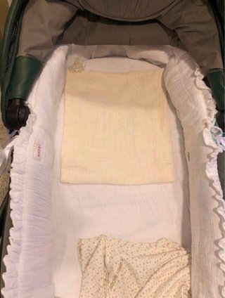 Bolso de bebé verde