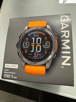 Garmin Fenix 8 51MM AMOLED Naranja/Plata