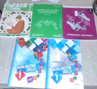 Lote 5 Libros 1º Bachillerato