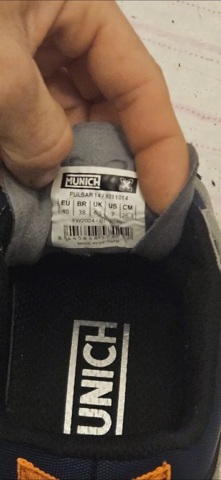 Zapatillas Munich Azul y Gris