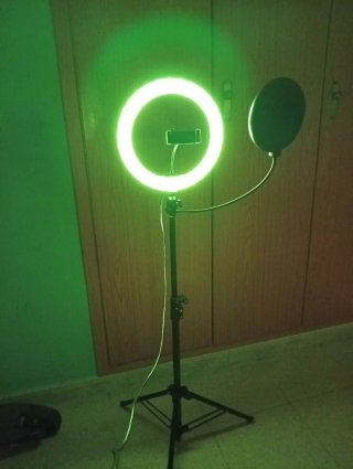 Foco LED Aro para Vídeo/Streaming