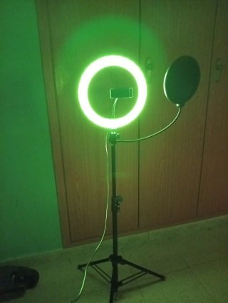 Foco LED Aro para Vídeo/Streaming