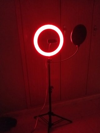 Foco LED Aro para Vídeo/Streaming