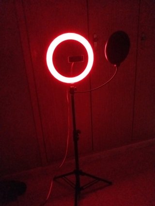 Foco LED Aro para Vídeo/Streaming