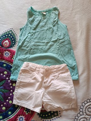 Conjunto 9 años: Camiseta y Shorts