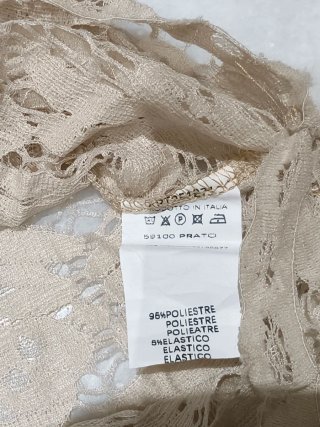Blusa Encaje Mujer Made In Italy Nueva