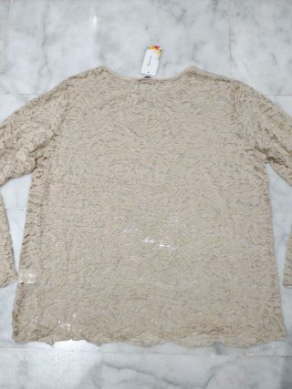 Blusa Encaje Mujer Made In Italy Nueva