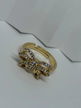 Anillo Oro 14k Laminado Ajustable
