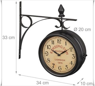 RELOJ ESTACION DE TREN. RELAXDAYS