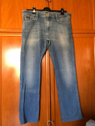 Pantalón vaquero Boss hombre azul