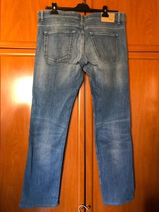 Pantalón vaquero Boss hombre azul