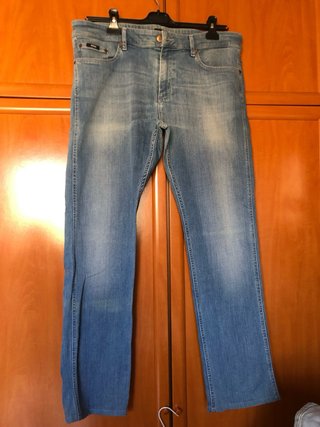 Pantalón vaquero Boss hombre azul