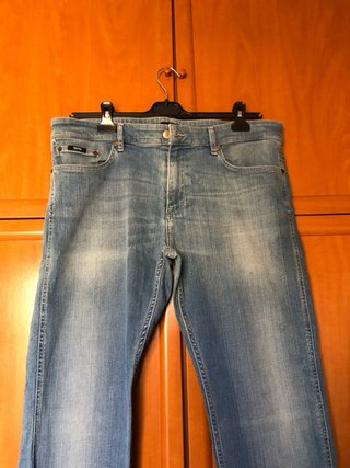 Pantalón vaquero Boss hombre azul