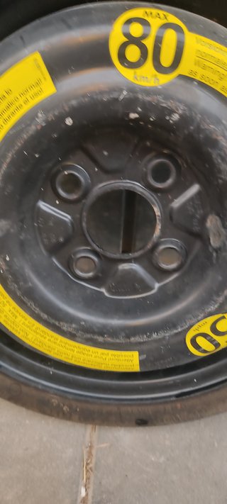 Rueda de repuesto de emergencia tipo galleta