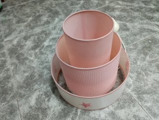 Lámpara infantil 3 niveles rosa