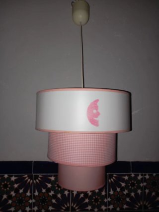 Lámpara infantil 3 niveles rosa
