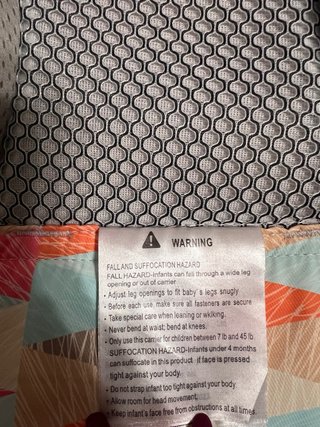 Mochila Portabebés Diseño Geométrico