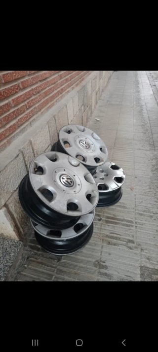4 Llantas de Hierro Volkswagen