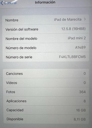 iPad mini 2 (16 GB) - Impecable, sin arañazos