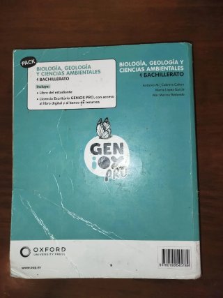 1°Bachillerato,Biología y Geología...