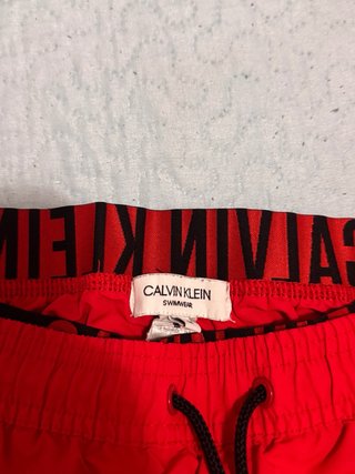 Bañador Calvin Klein Swimwear Rojo Talla M