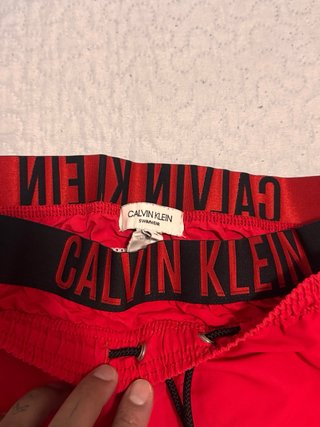 Bañador Calvin Klein Swimwear Rojo Talla M