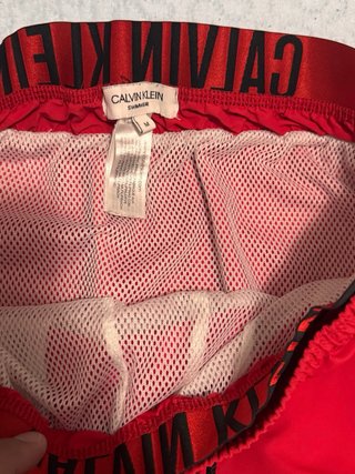 Bañador Calvin Klein Swimwear Rojo Talla M